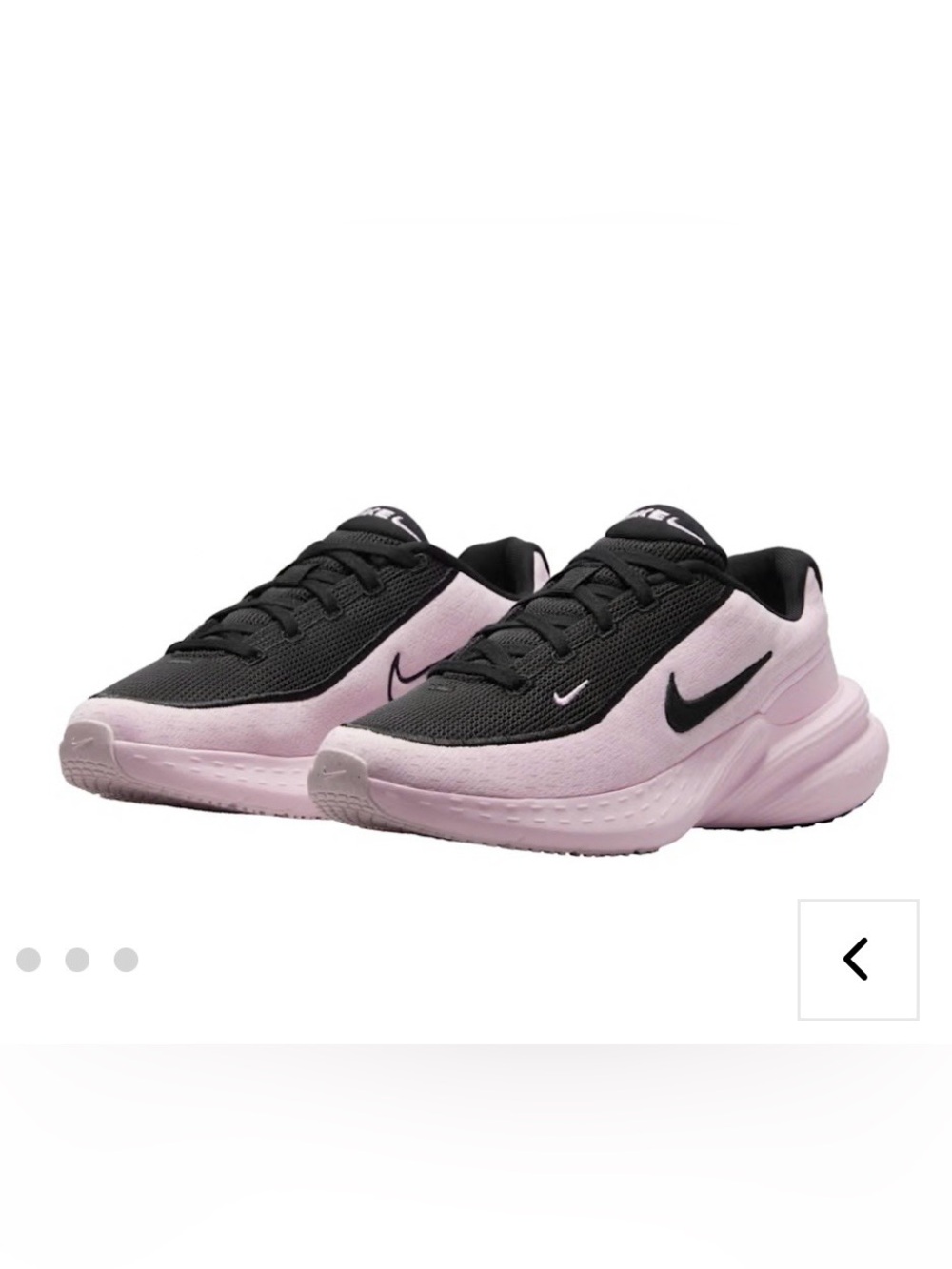 NWT Nike Black & Pink Cushioned Running Sneakers